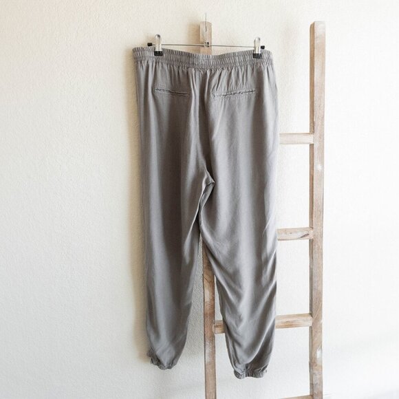 Thread & Supply Serena Joggers Sz L Wild Truffle 100% Tencel Drawstring Pockets - Picture 3 of 6